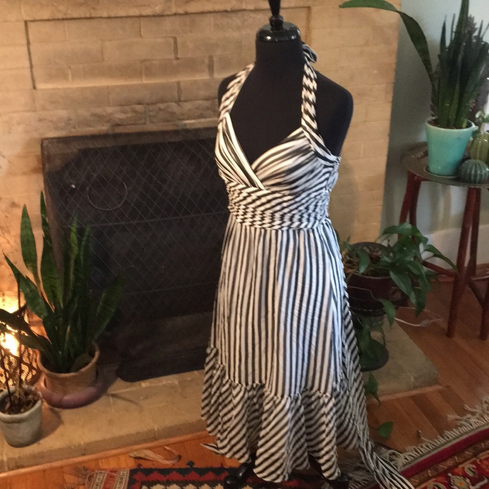 Chiffon Halter Dress